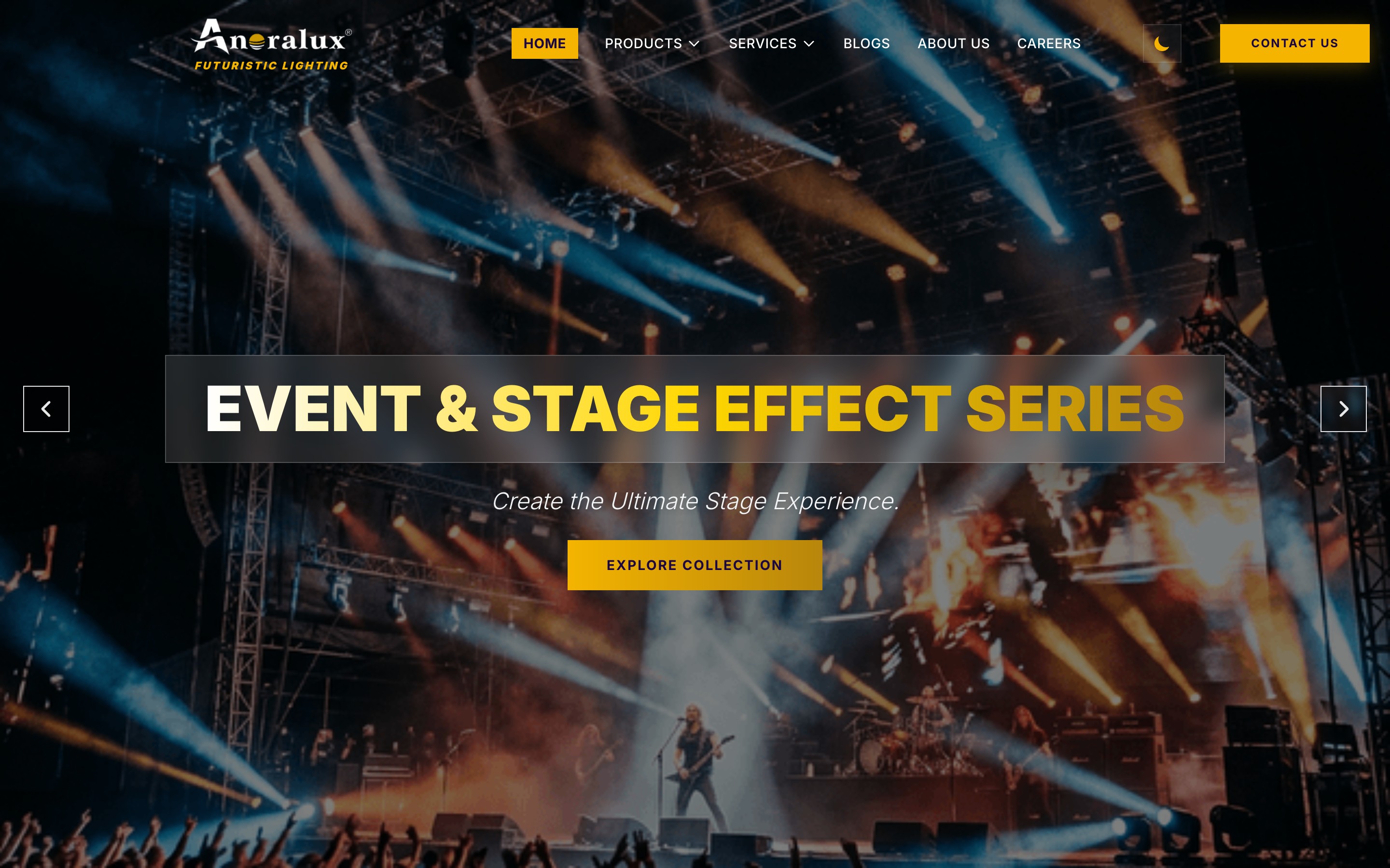 Website we built for Anoralux